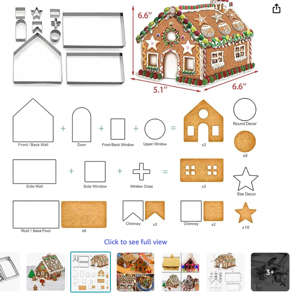Taj Ma-Hound Bakery for Dogs - Ready to Assemble Gingerbread House Treats for Dogs