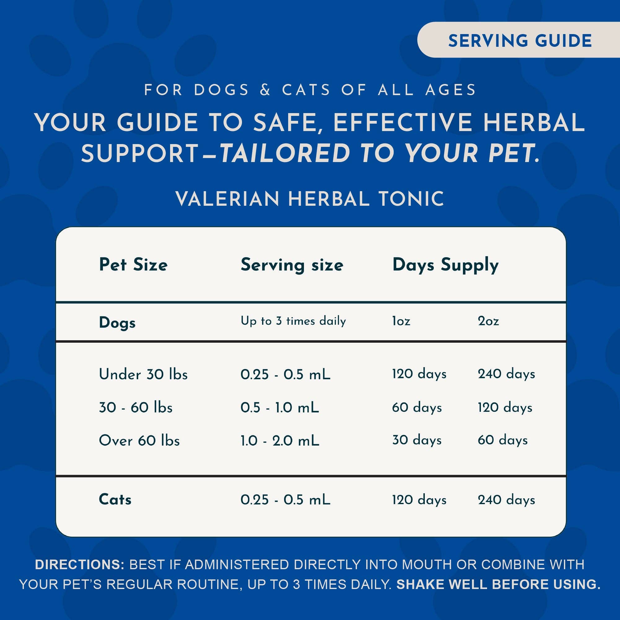 Animal Essentials - Valerian Herbal Tonic | Promotes Calming Effect: 1oz