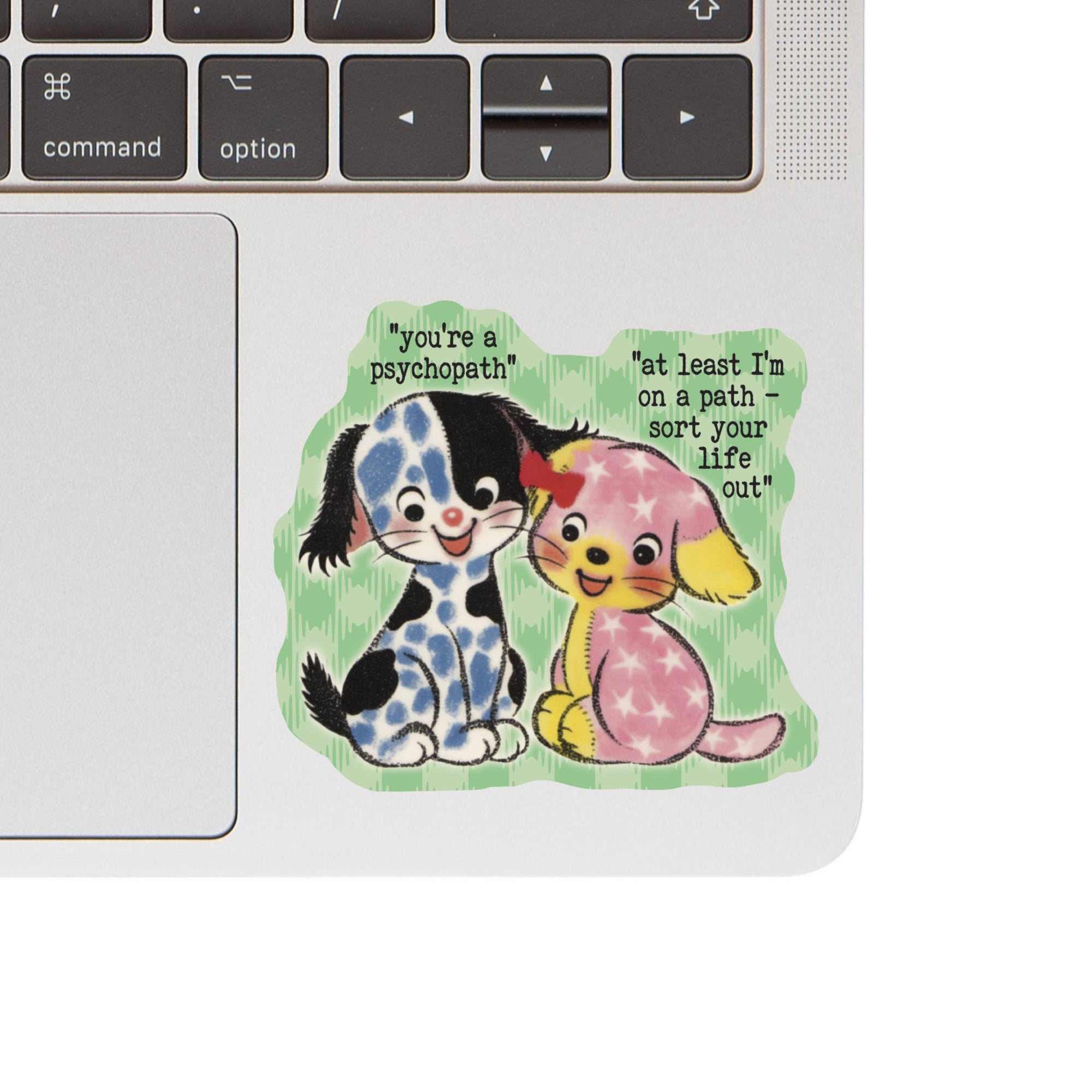 Juju and Moxie - Vintage Dogs Funny Sarcastic Cute High Quality Vinyl Sticker