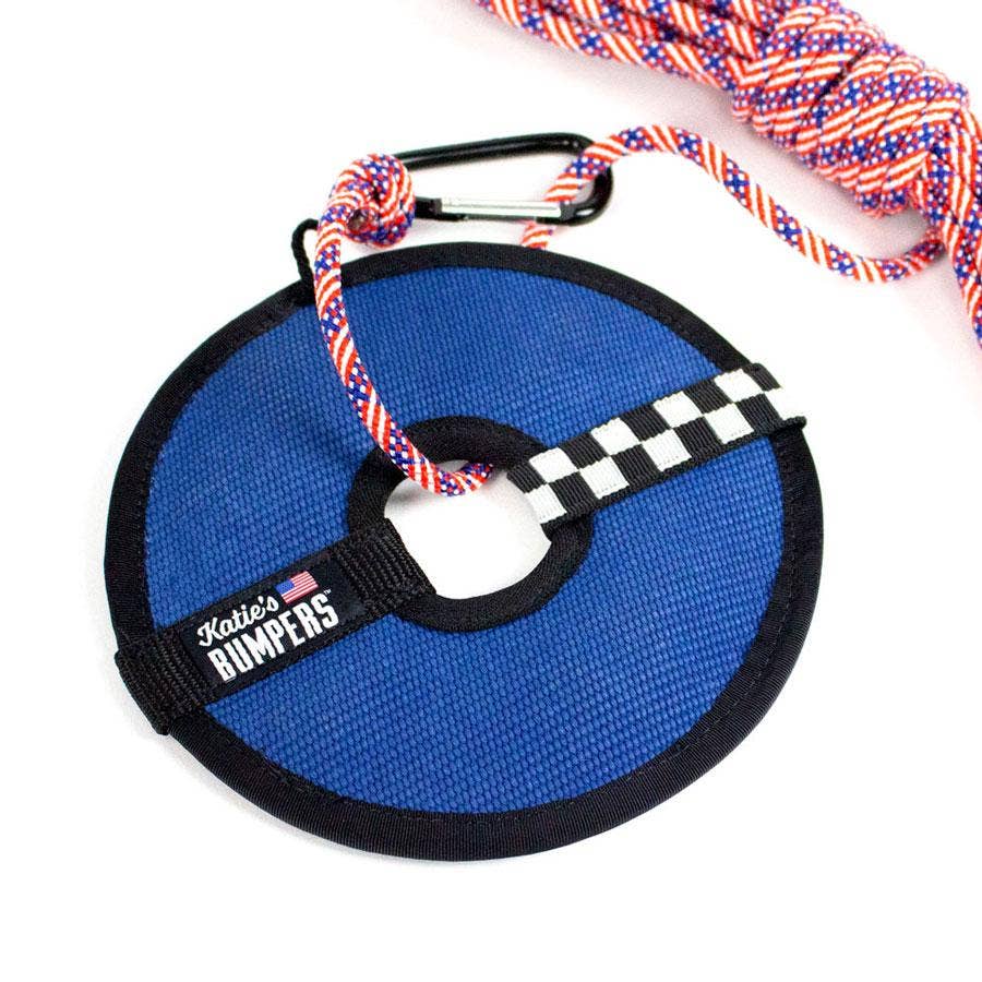 Katie's Bumpers - Best KB Frequent Flyer Circle Dog Fetch Toy: Red