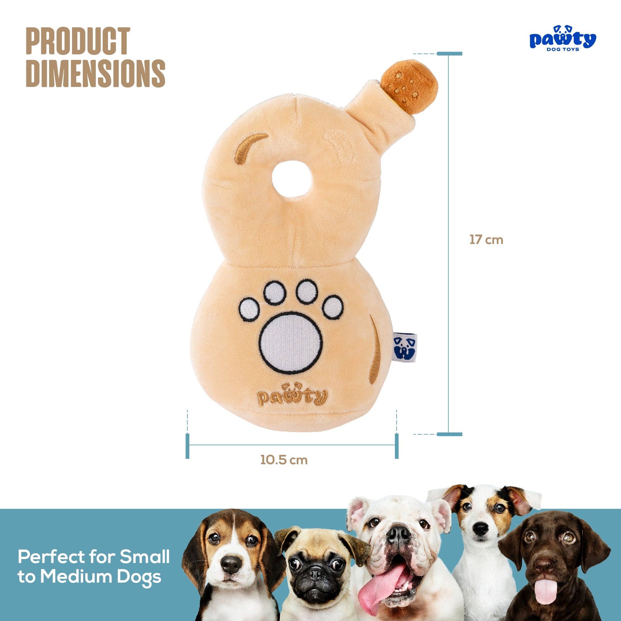 PAWTY Dog Toys - 888 Tequila