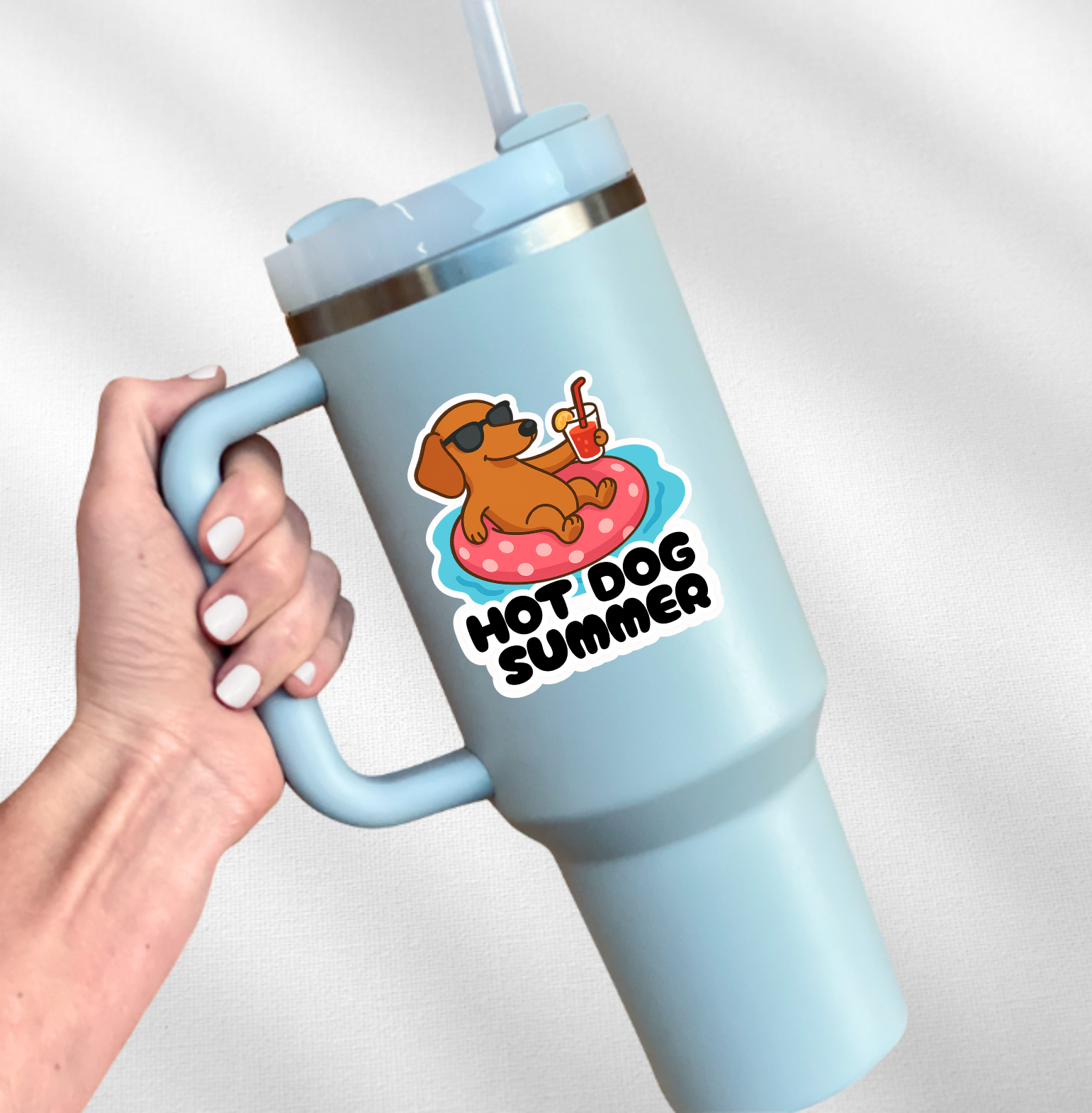 The Doggy District - Hot Dog Summer Sticker