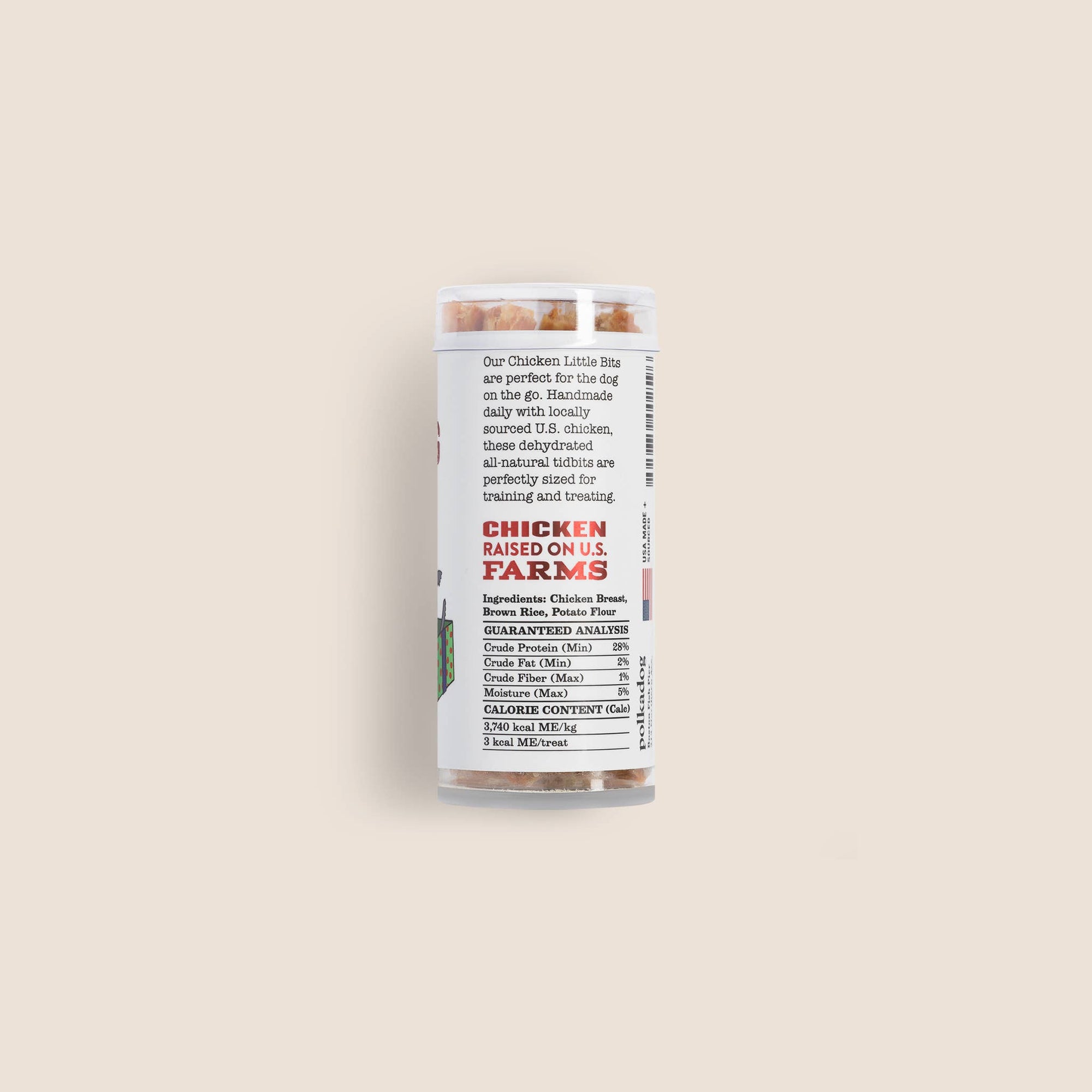 Polkadog - Holiday Mini Tube: Stocking Stuffer - Dog Treats