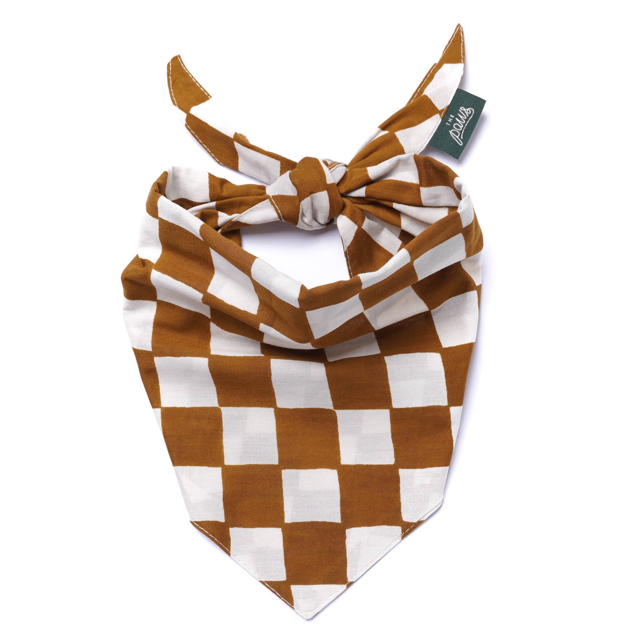 The Paws - Cocoa Dog Bandana: S
