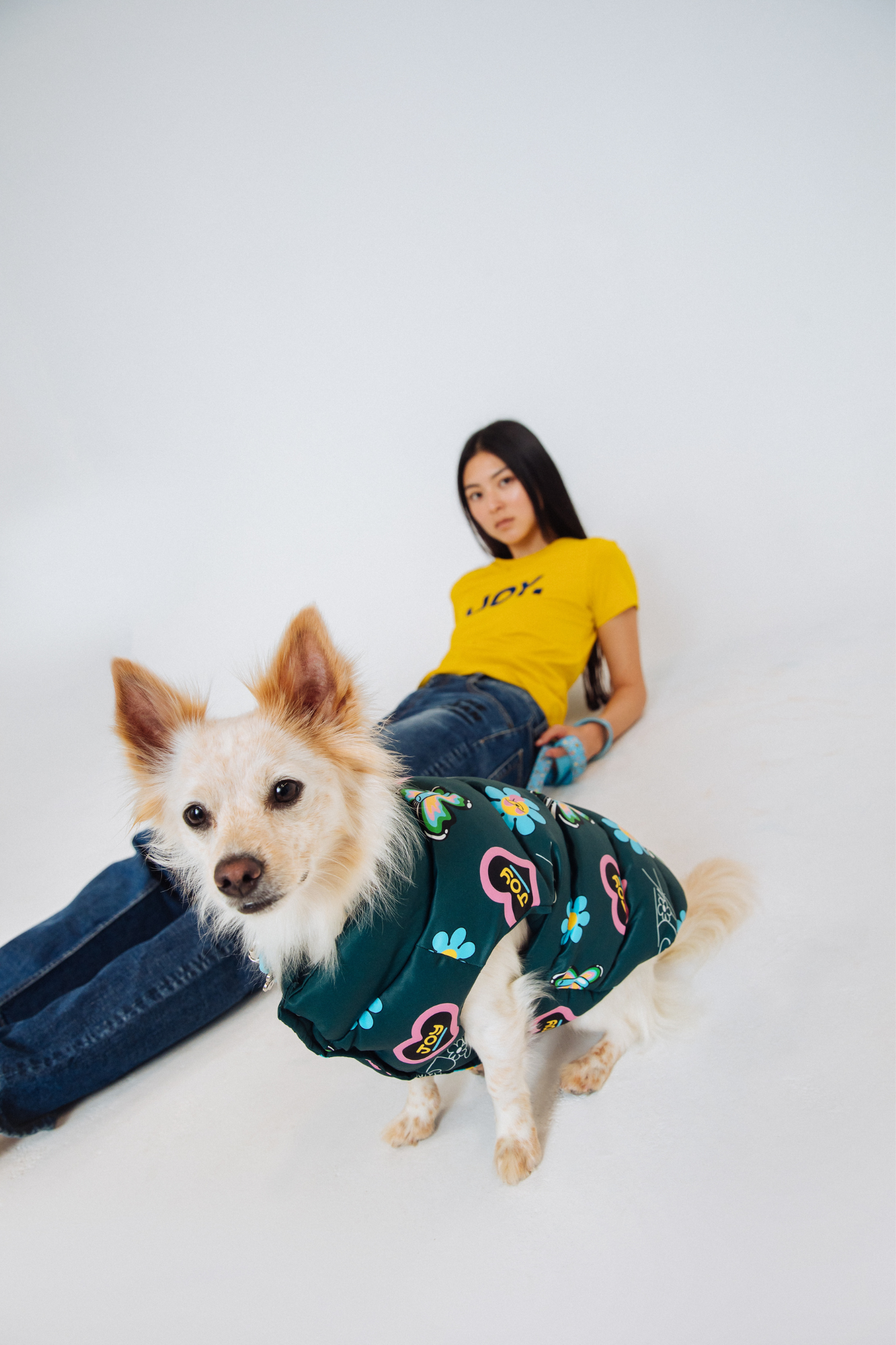 maxbone - Hattie Stewart x Marc Jacobs x maxbone Green Puffer Dog Vest: L