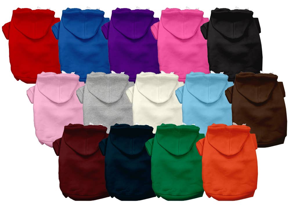 Mirage Pet Products - Blank (Plain) Pet Hoodies: Orange / 4X