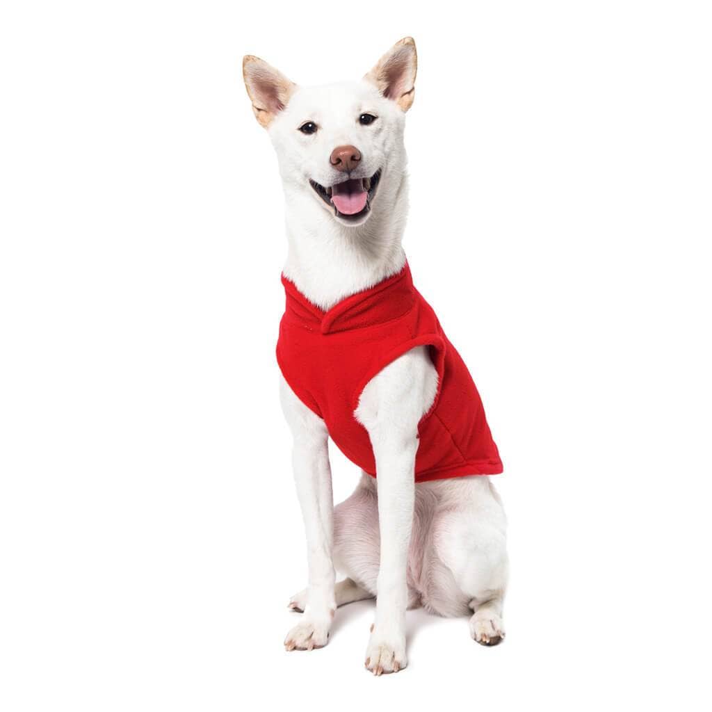 Gooby - #72106 Fleece Vest: Pumpkin / Medium