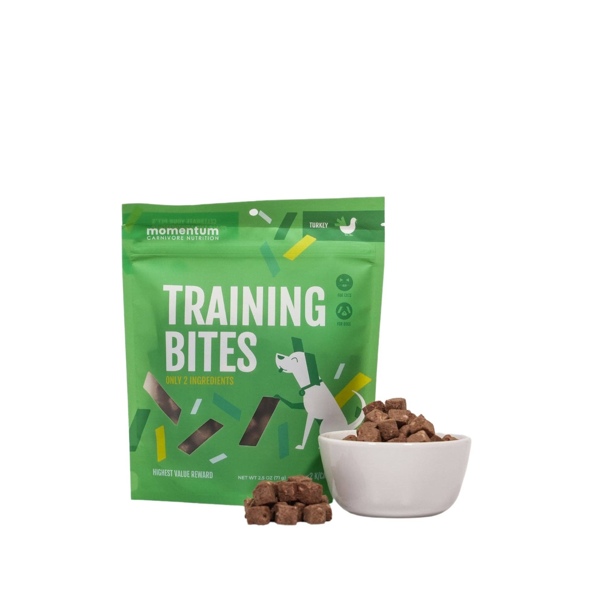 Momentum Carnivore Nutrition - Turkey Training Bites (2.5oz)