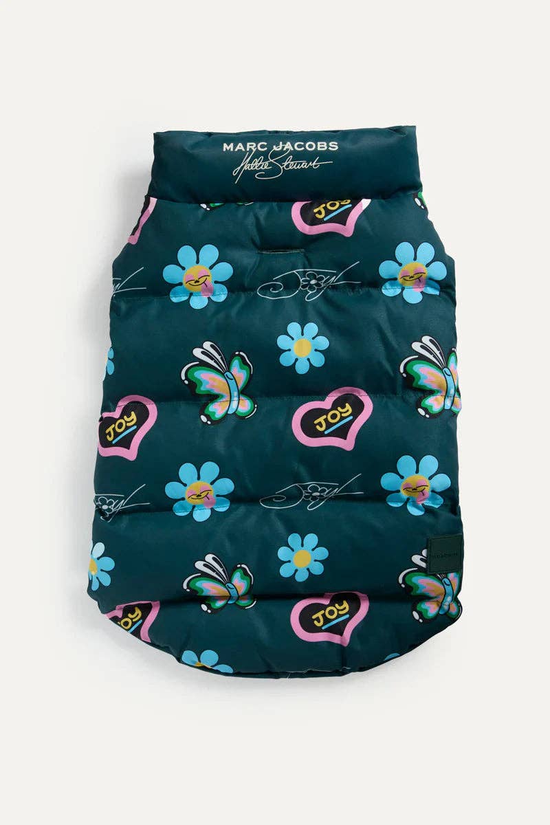 maxbone - Hattie Stewart x Marc Jacobs x maxbone Green Puffer Dog Vest: L