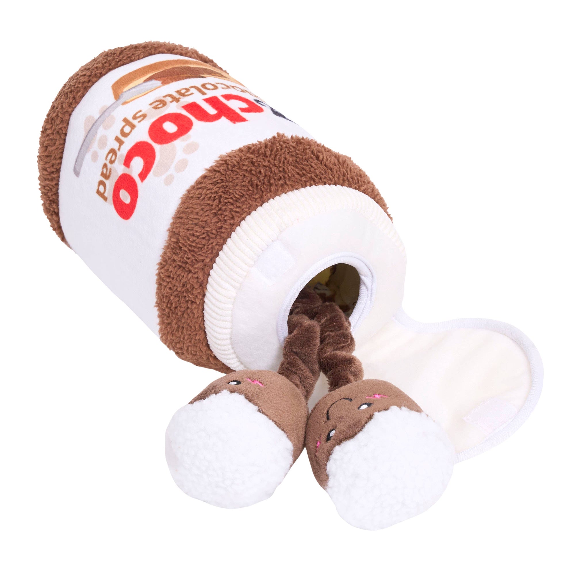 ZippyPaws - Bungee Burrow - Chocolate Spread Jar