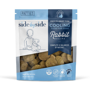 Side By Side - Freeze Dried Raw Cooling Rabbit Mini Patties