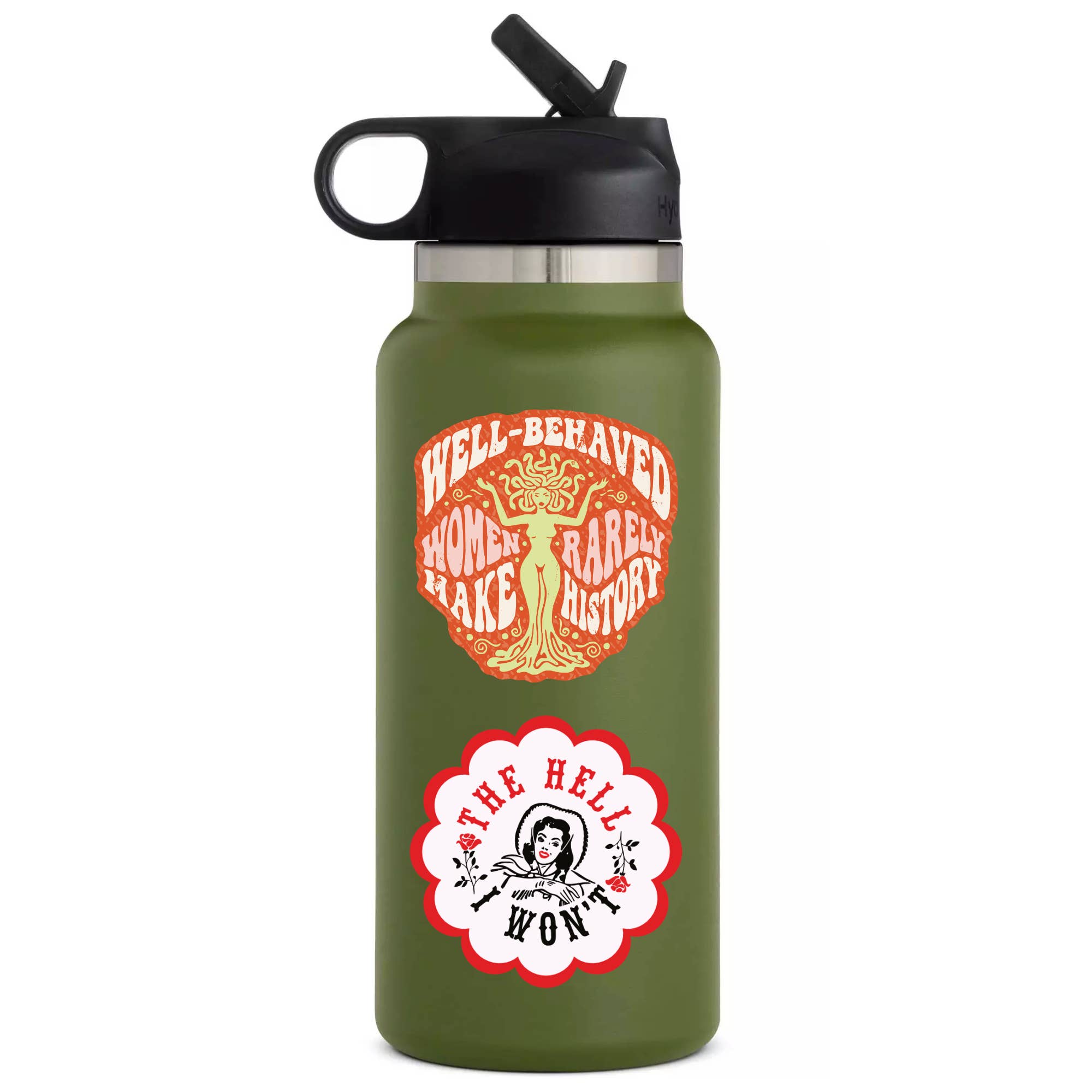 Juju and Moxie - Well Behaved Women History Medusa High Quality Vinyl Sticker