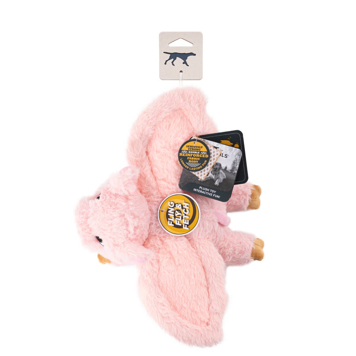 Tall Tails - Pig Fling and Fetch Toy for Dogs