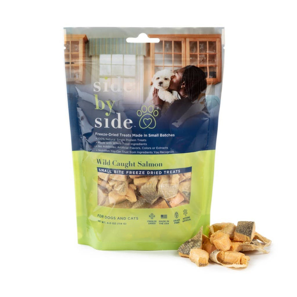 
                  
                    Side By Side - Freeze Dried Treats - Neutral Wild Caught Salmon Nuggets
                  
                