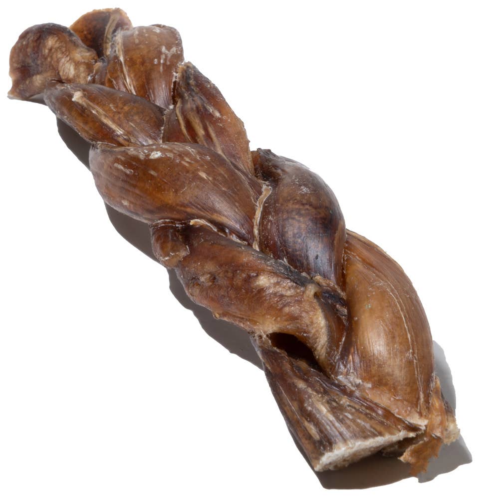 Mika and Sammy's Gourmet Pet Treats - Braided Bully Sticks: 12"