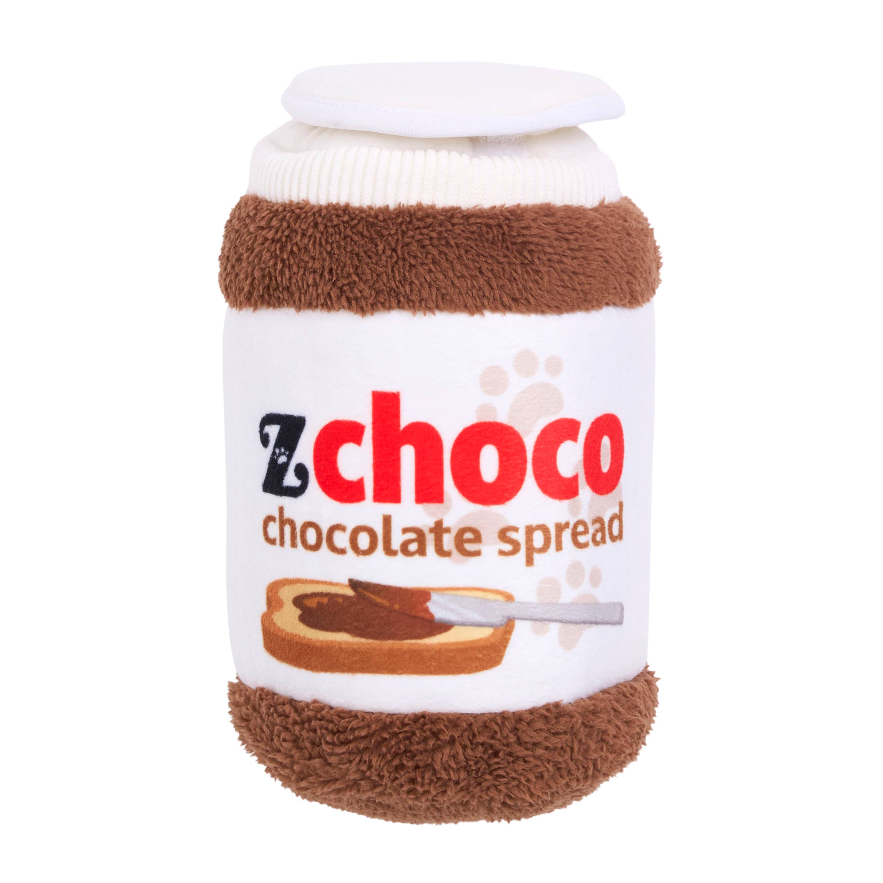 ZippyPaws - Bungee Burrow - Chocolate Spread Jar