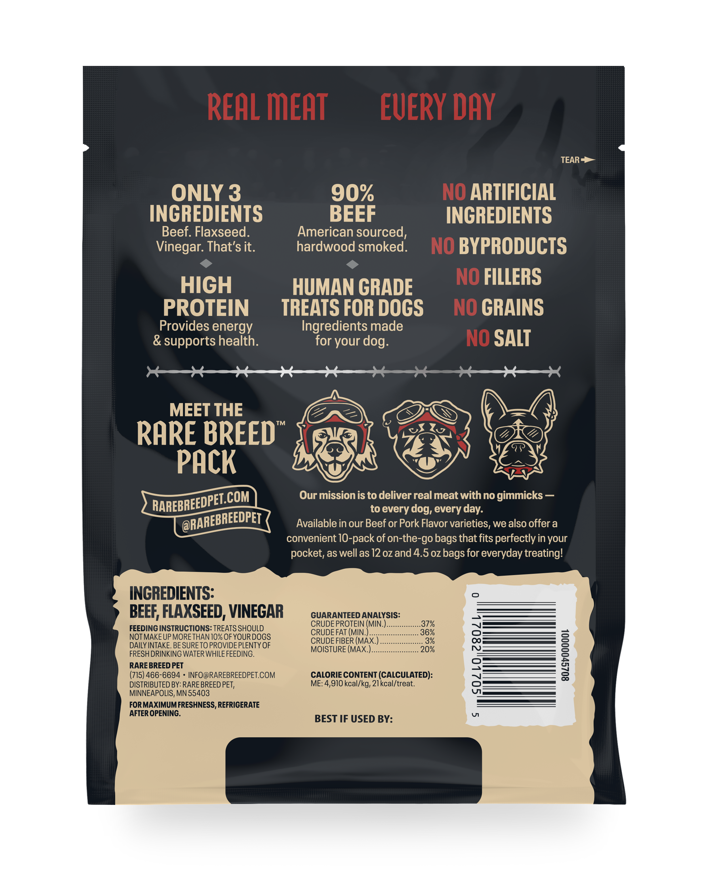 Rare Breed - 4.5oz Beef Tender Meat Cuts