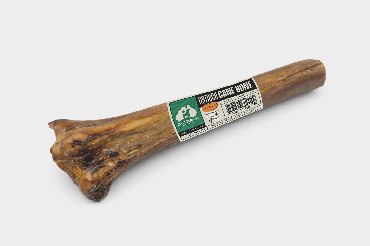 Outback Bones - Ostrich Cane Bone (9 oz)