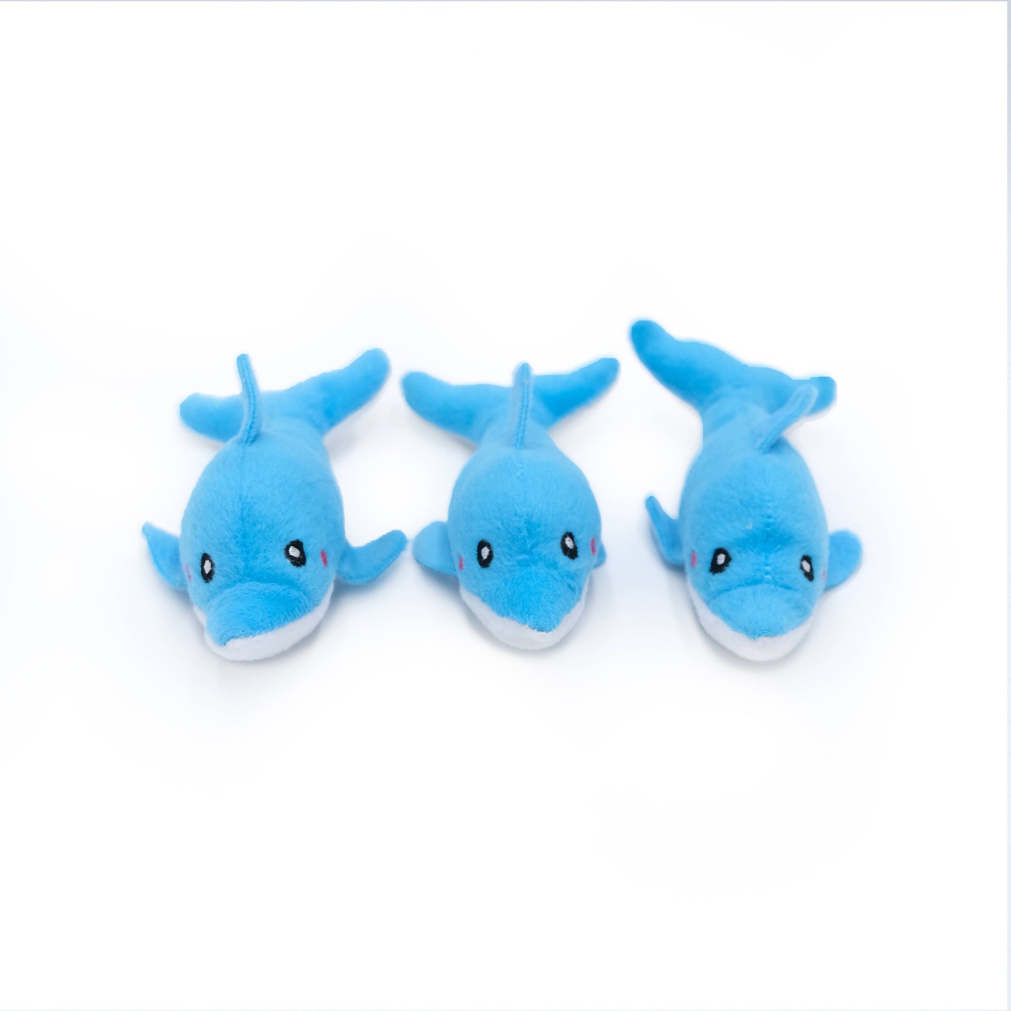 ZippyPaws - Zippy Burrow Dolphins in Palm Tree Dog Toy