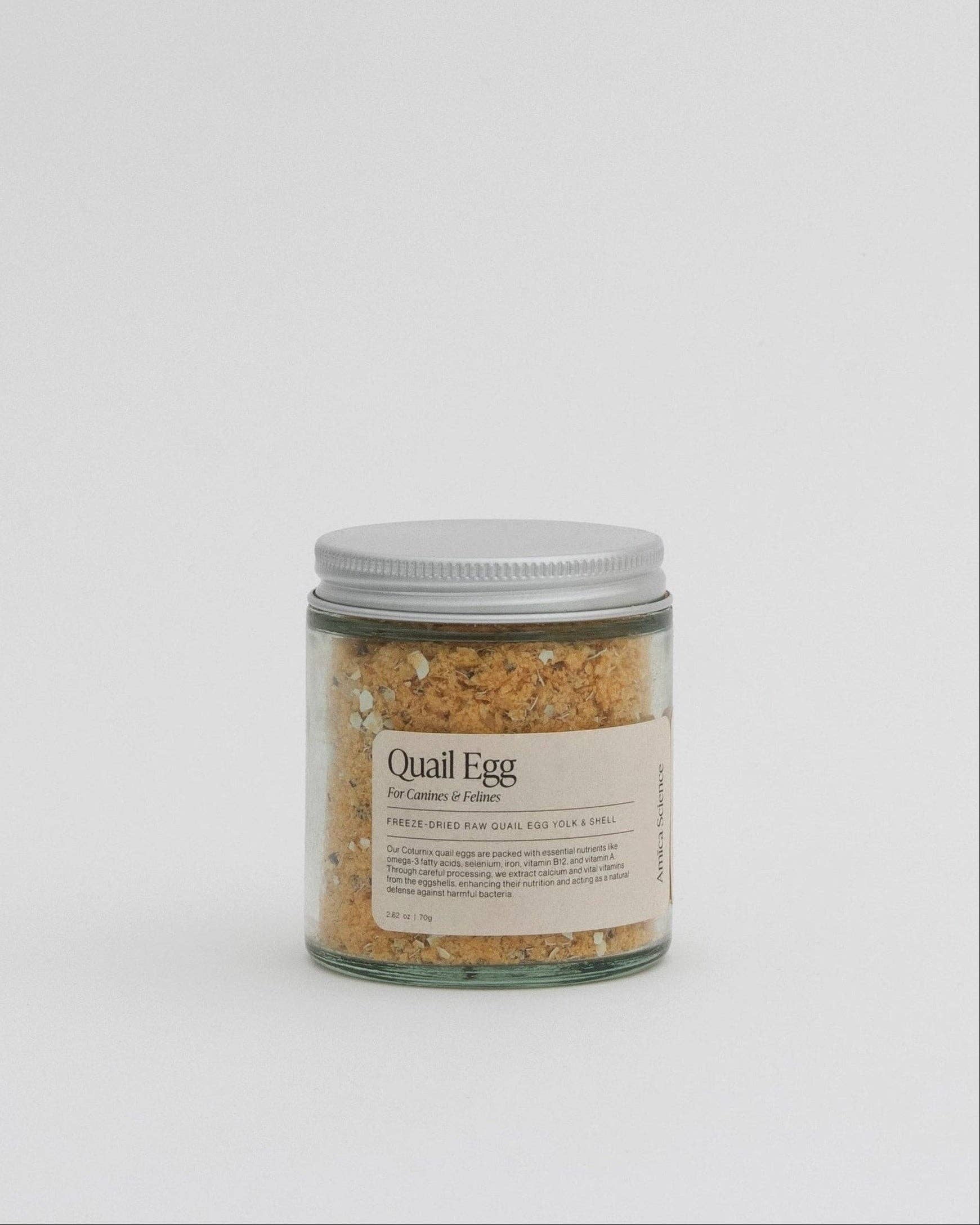 Amica Science - Quail Egg: Reusable Glass Jar (70g)