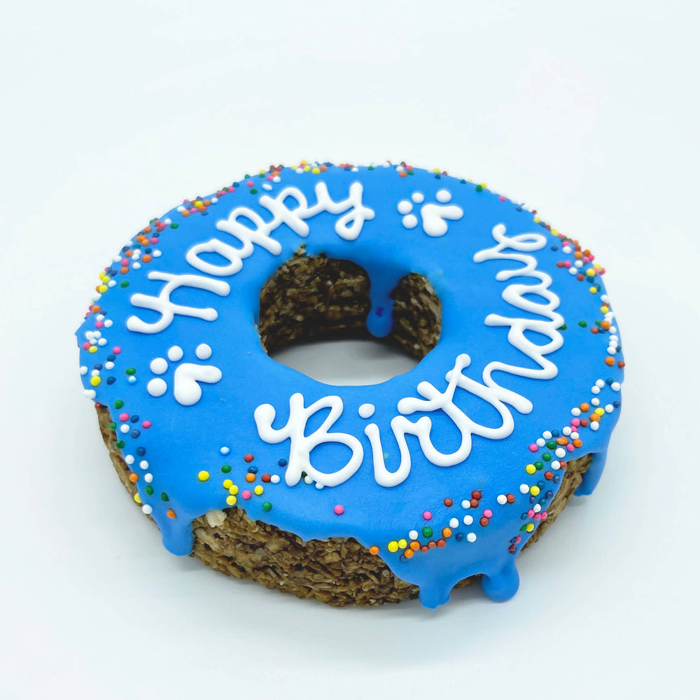 Furry Belly Bake Shop - Donut Birthday Chewy Oat Cake: Pink