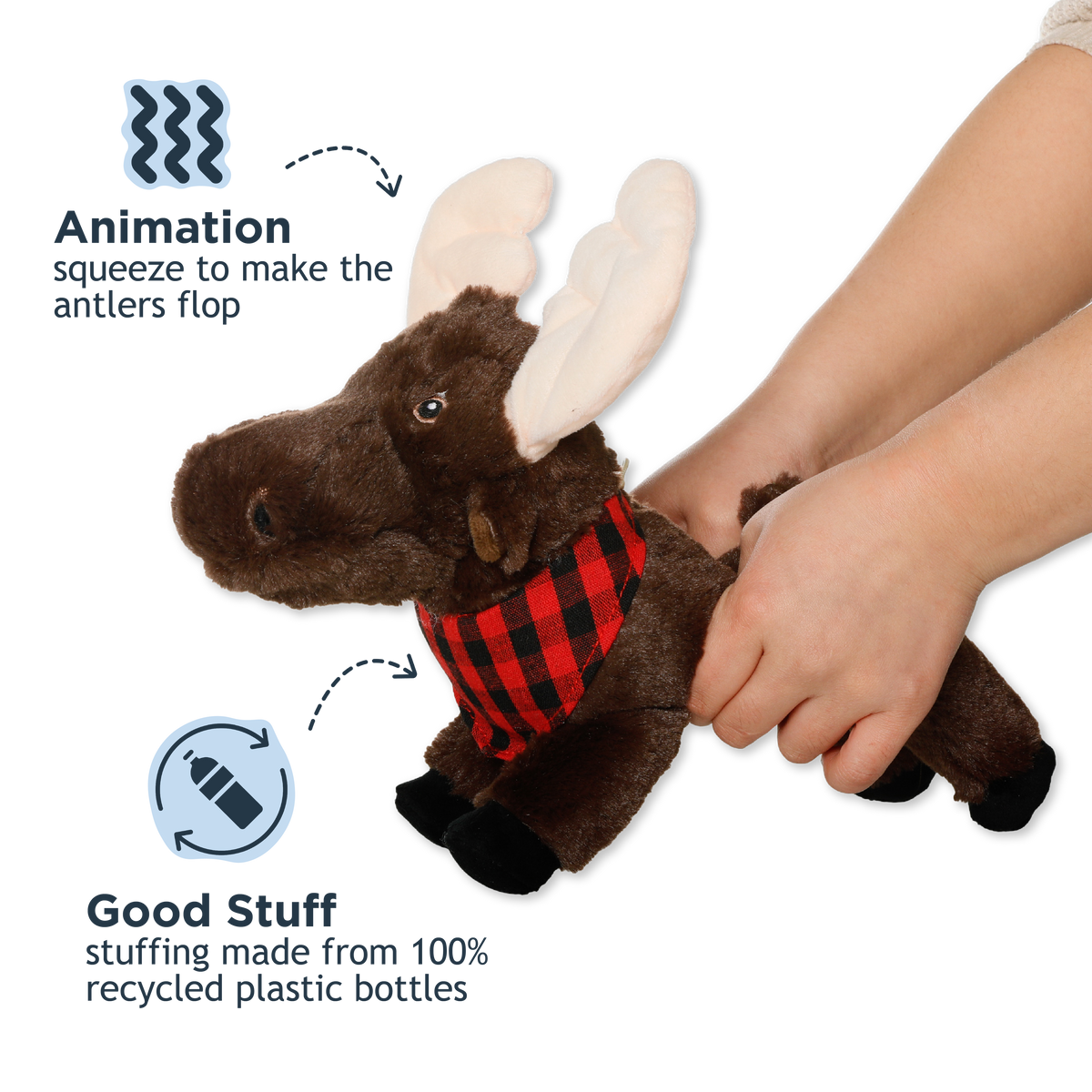 Tall Tails | Animated Moose Dog Toy