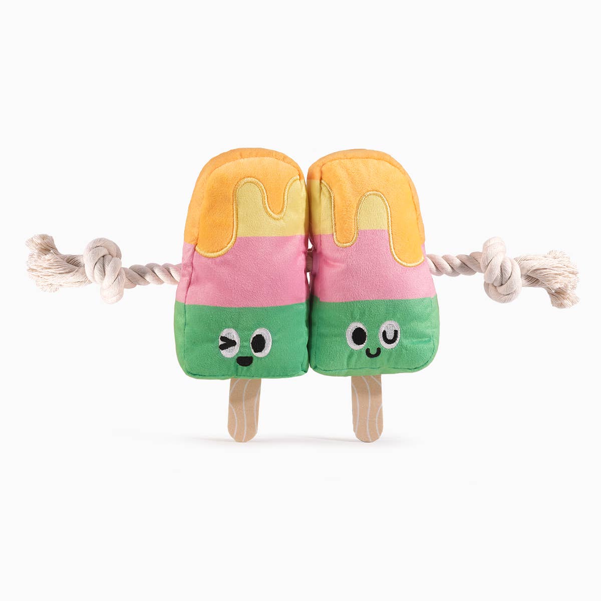 Hugsmart Products Inc -Beach Daze Twin Pop Dog Rope Toy