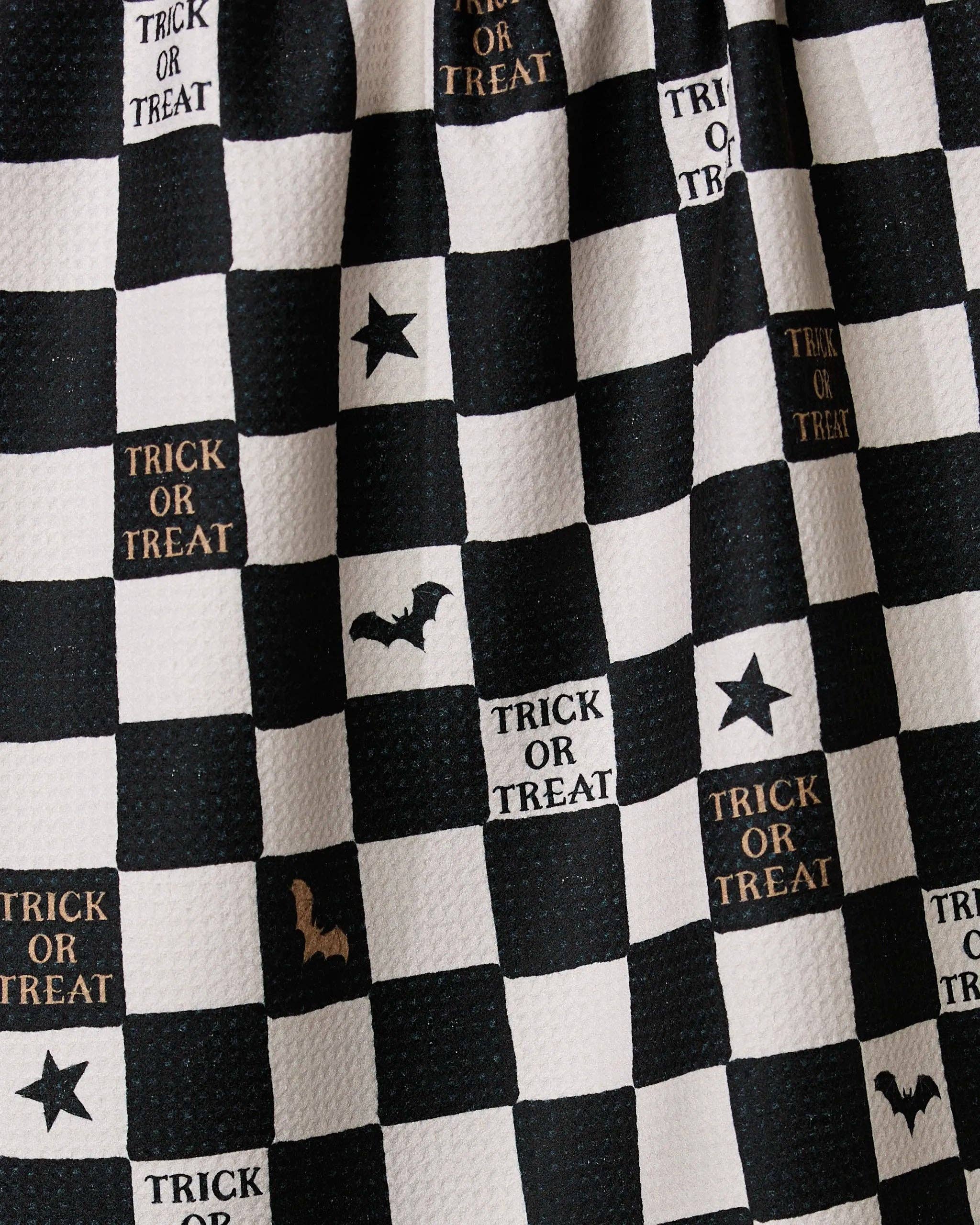 Geometry- Tricks and Treats Tea Towel