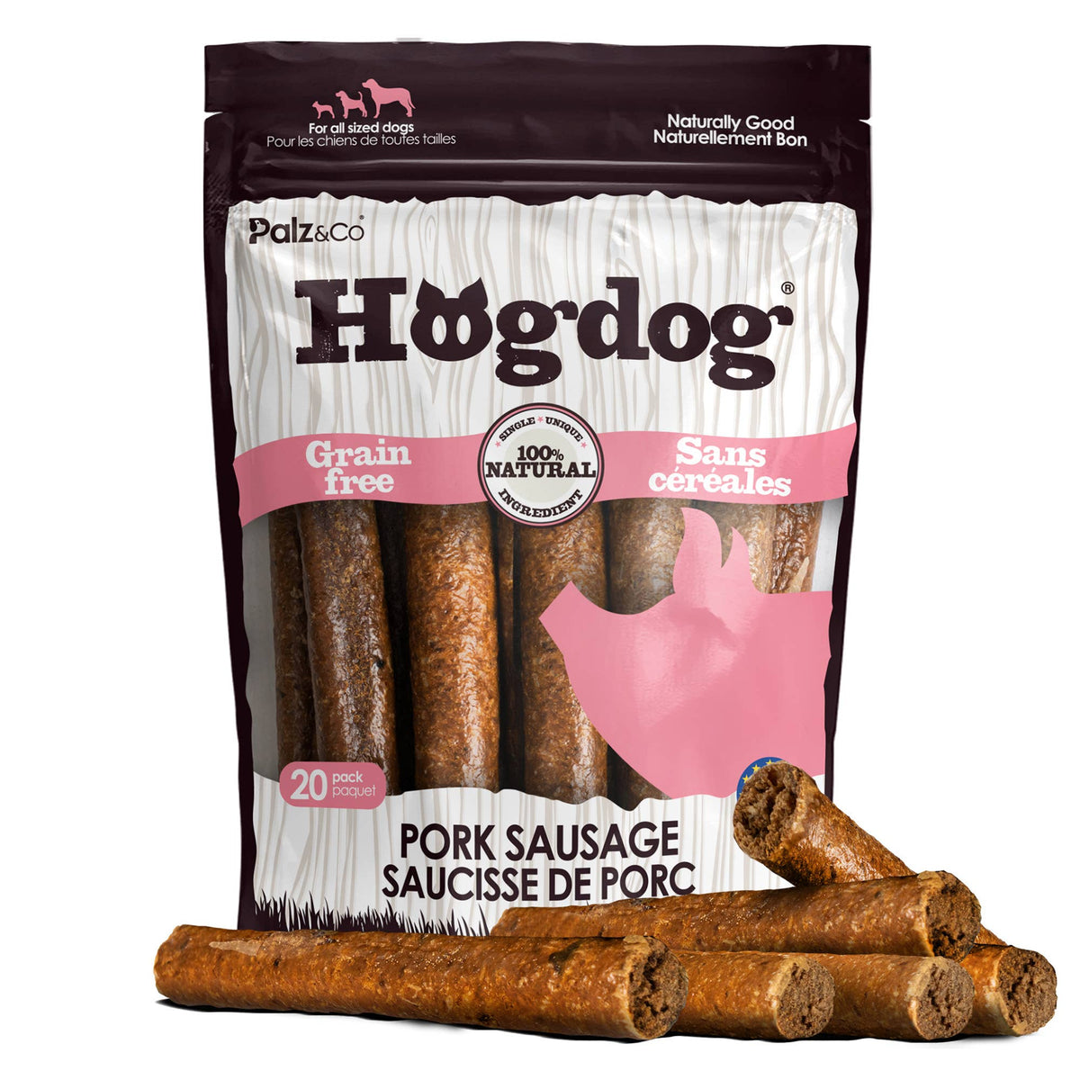 Palz&Co | HogDog Pork Sausage (20 Pack)