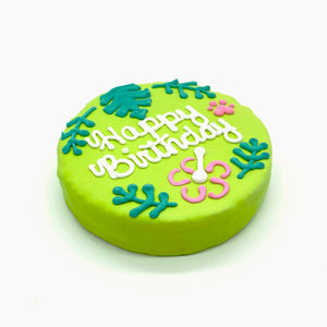 Furry Belly Bake Shop - Tropical Print Birthday Chewy Oat Cake