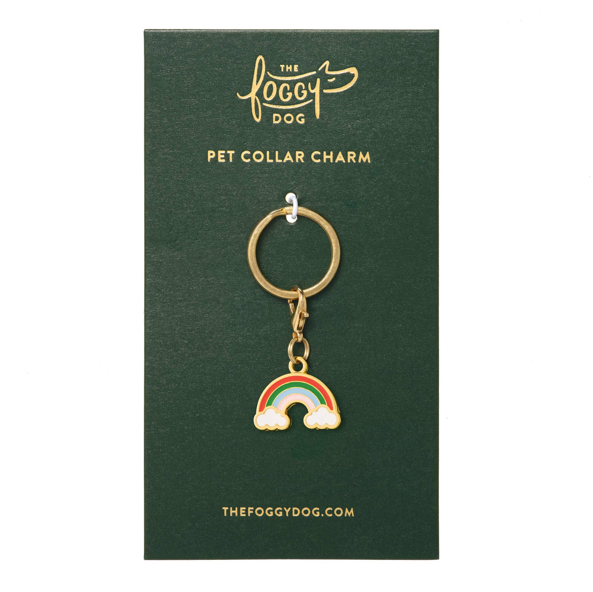 The Foggy Dog - Rainbow Collar Charm