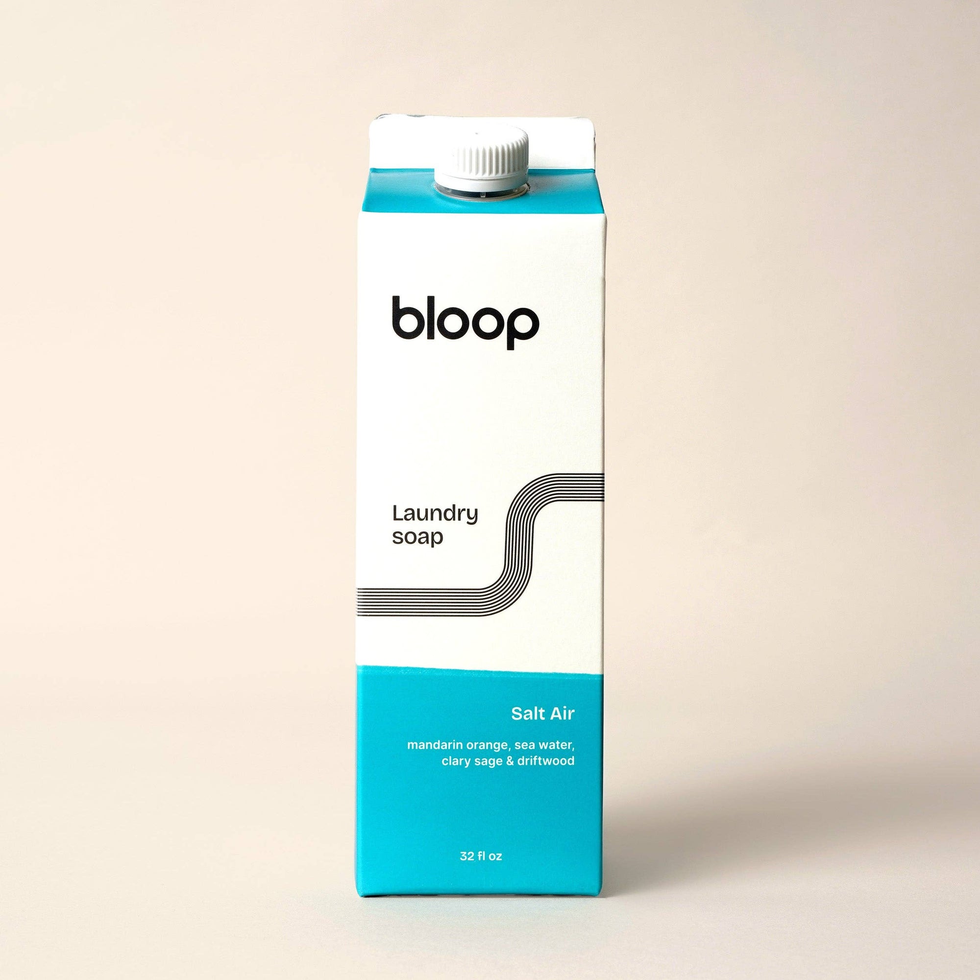Bloop - Salt Air Natural Laundry Soap: 32 oz Carton