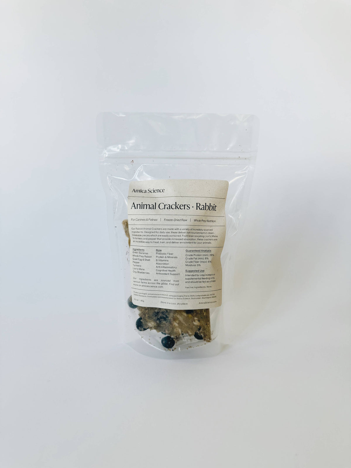 Amica Science - Animal Crackers - Whole Prey Rabbit