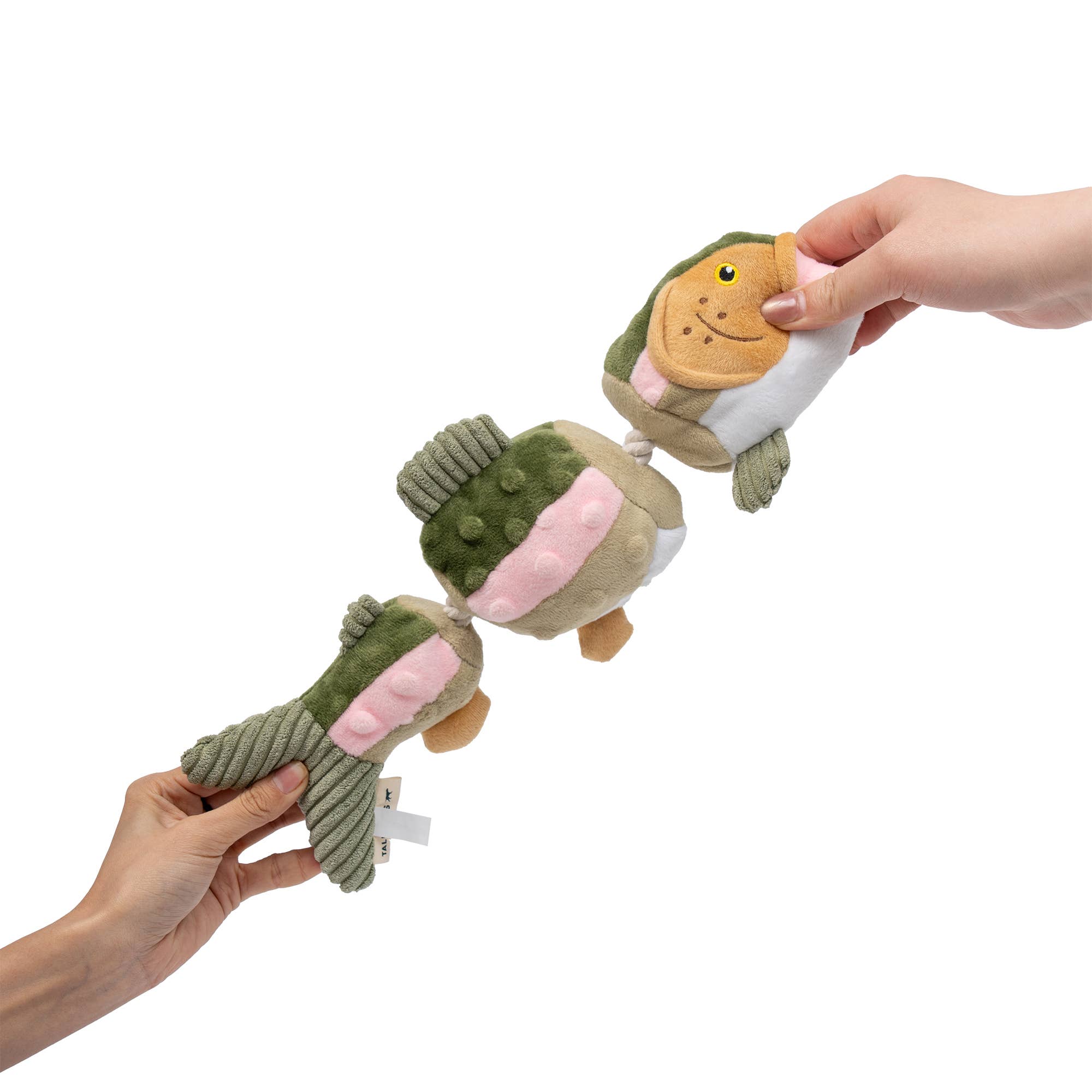Tall Tails - Trout Jointed Shake Play Dog Toy
