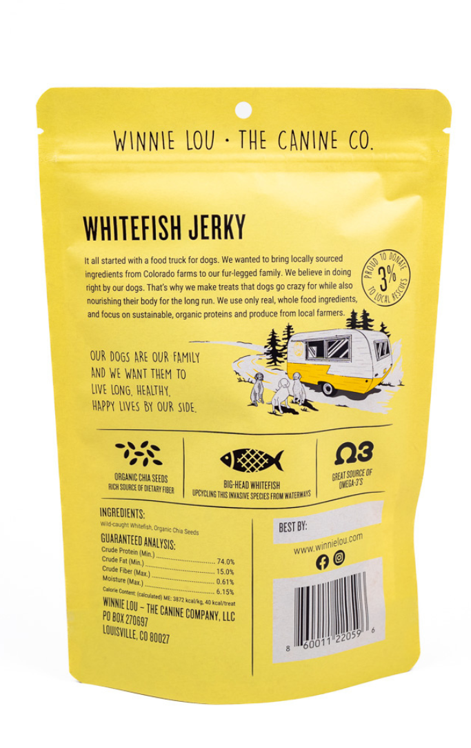 Winnie Lou- Whitefish Jerky (2.5oz)