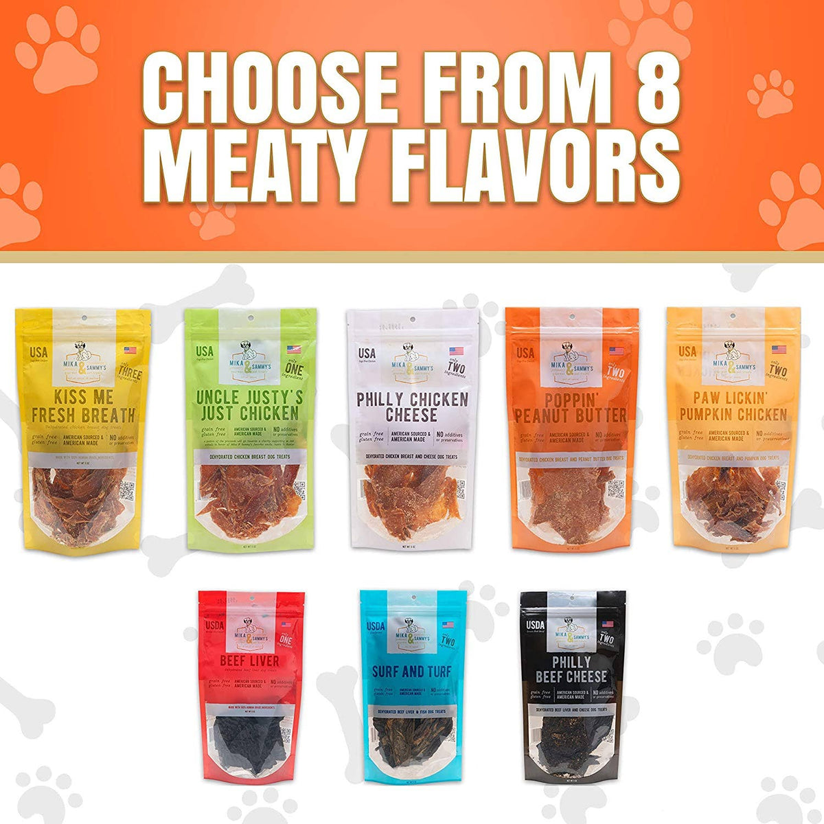 Mika and Sammy's Gourmet Pet Treats | Poppin’ Peanut Butter (5oz Bag)