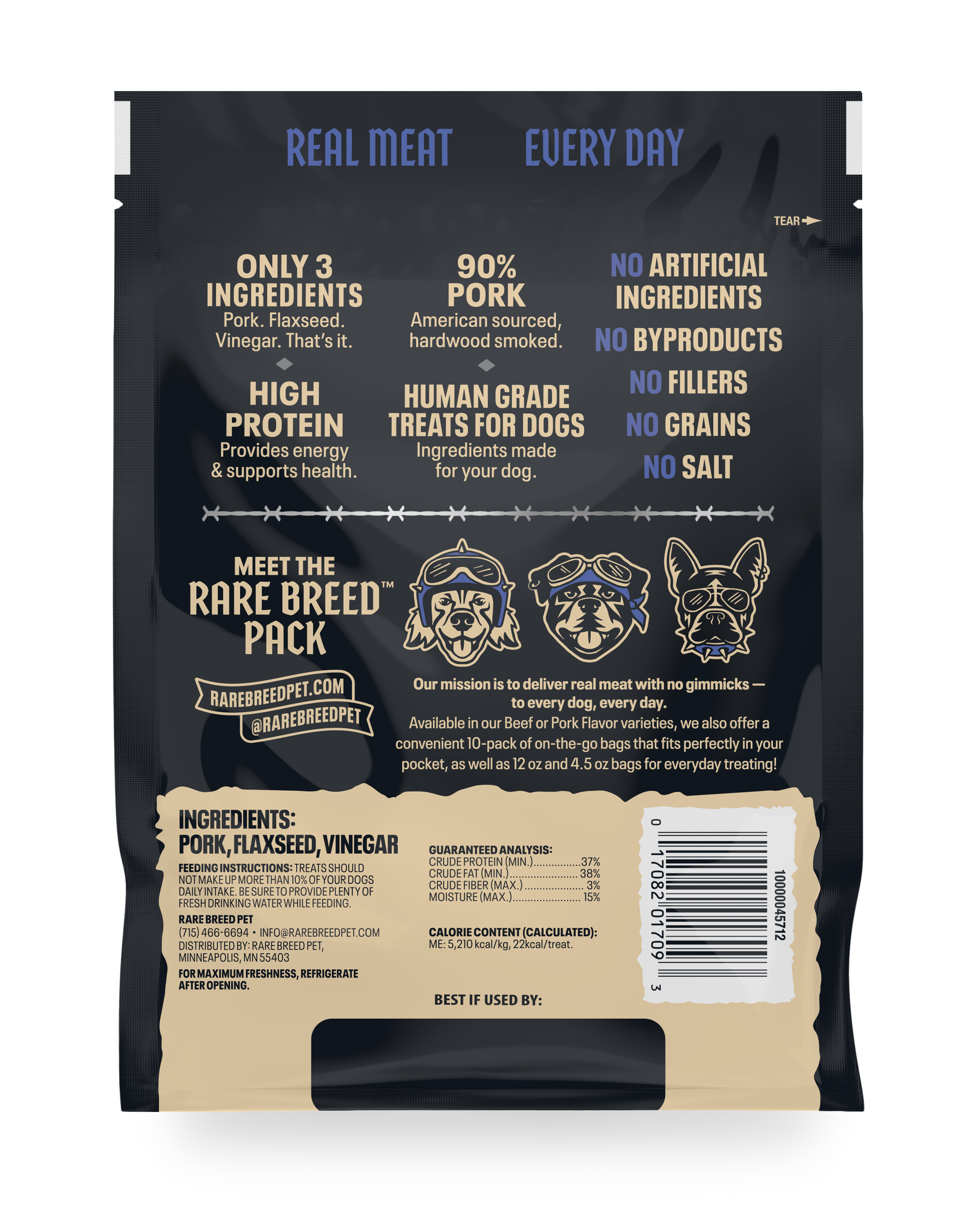 Rare Breed - 4.5oz Pork Tender Meat Cuts