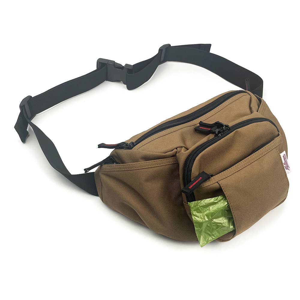 Milltown Brand - Dog Walk Fanny Pack: Black
