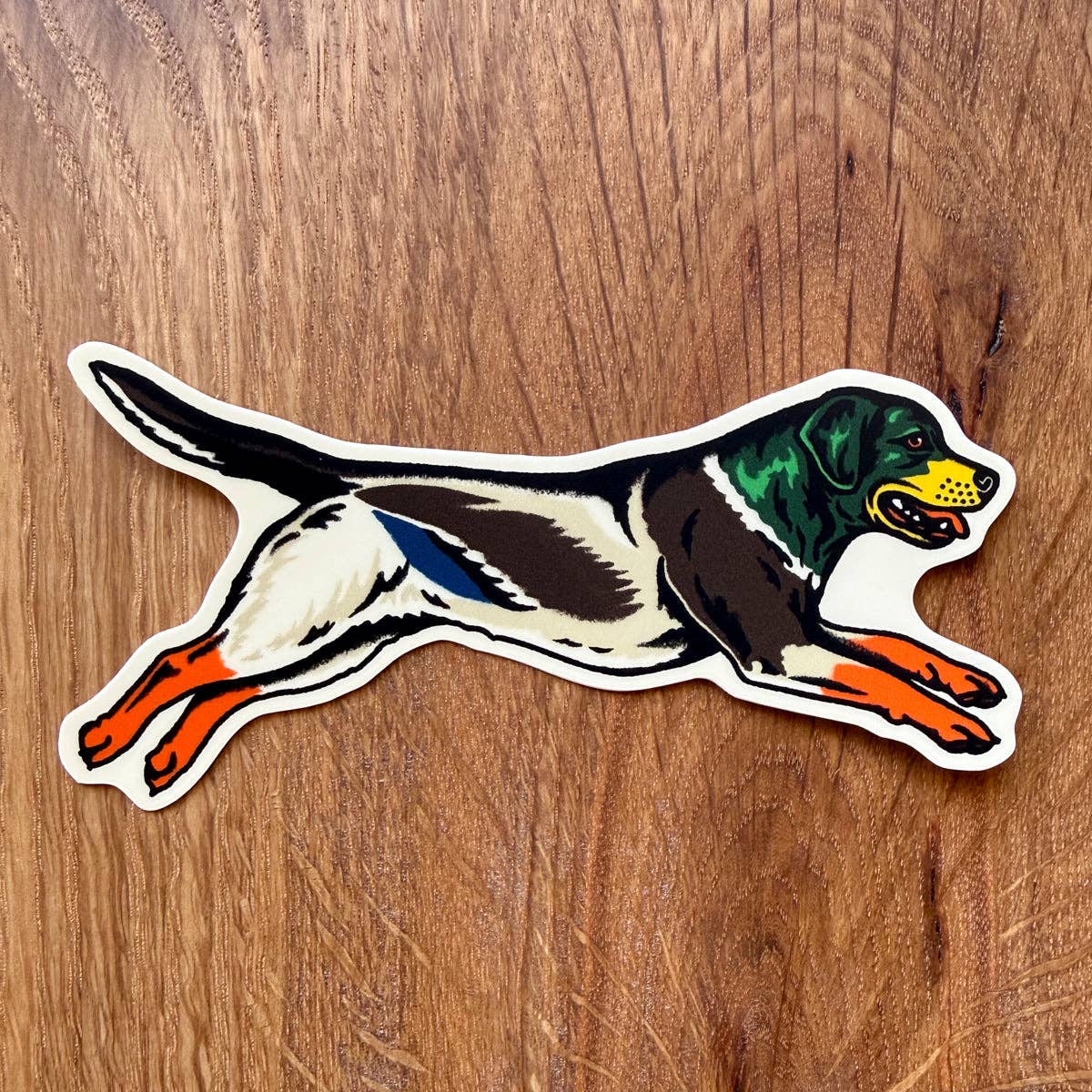 Steel Bison - Labrador Mallard 4 Inch Matte Vinyl Sticker