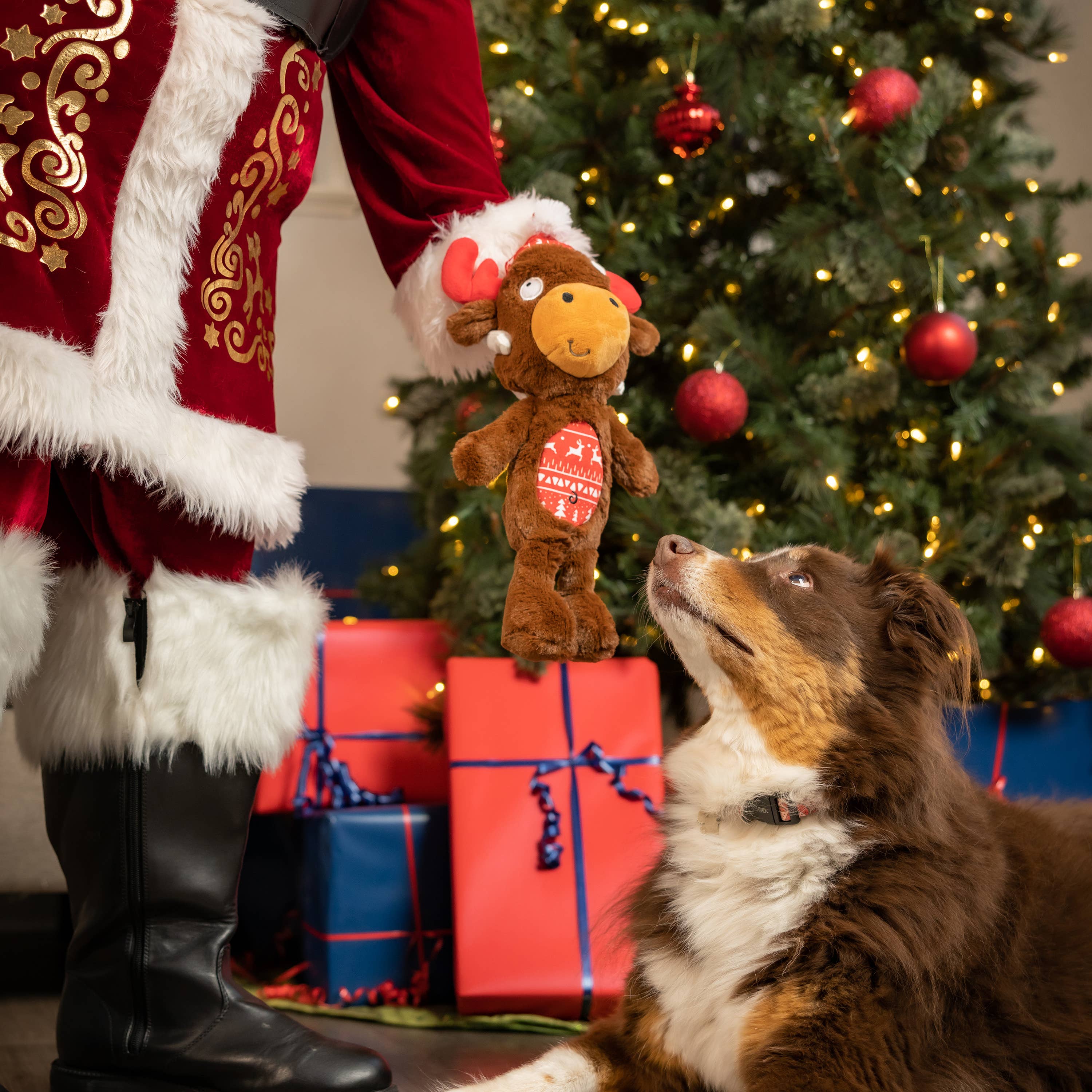 Huxley & Kent - Slappies® Mistletoe Moose For Dogs: Large