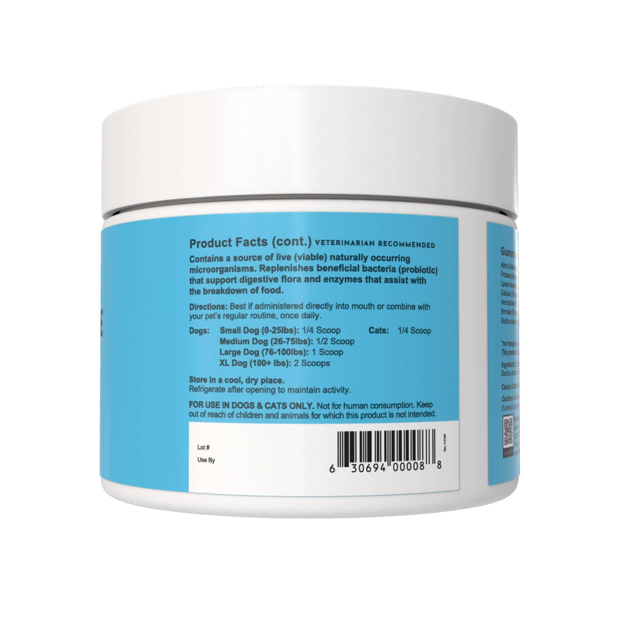 Animal Essentials - Plant Enzyme and Probiotic Powder | Digestive Support: 100g