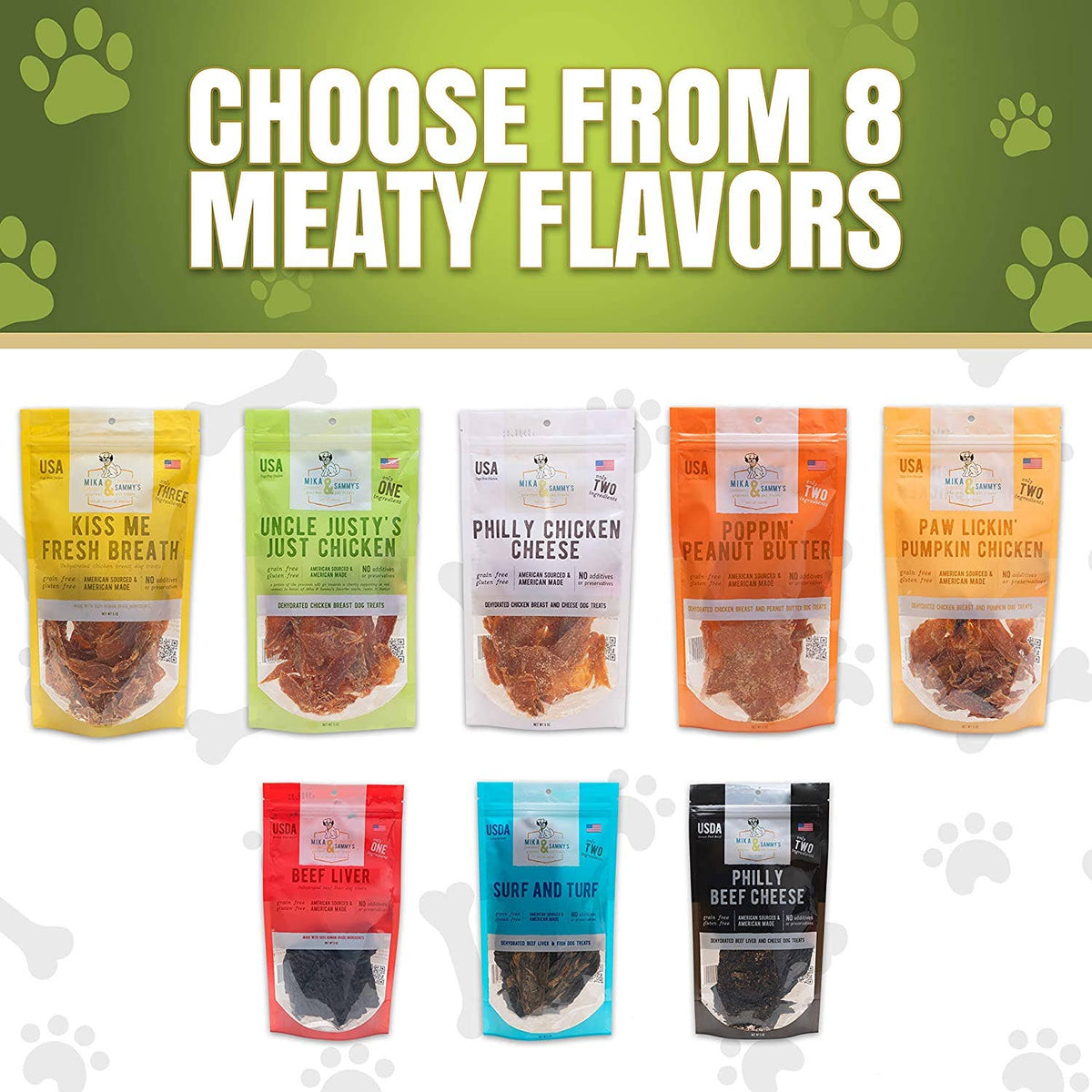 Mika and Sammy's Gourmet Pet Treats | Uncle Justy's Just Chicken (5oz Bag)