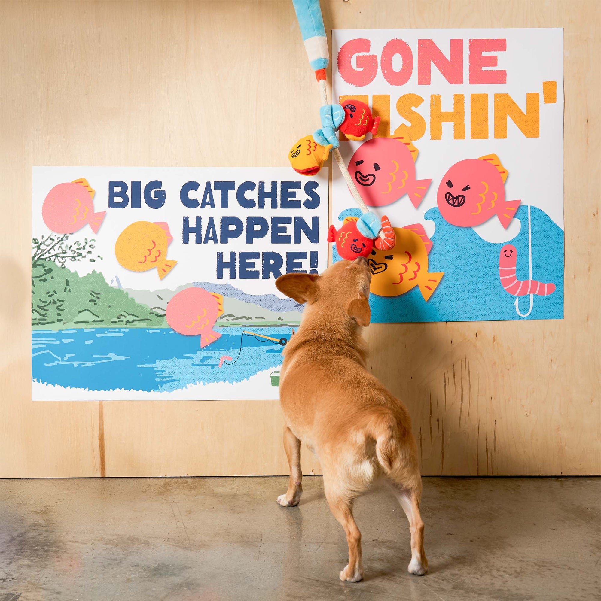 the furryfolks - Fishing Nosework & Tug Toy