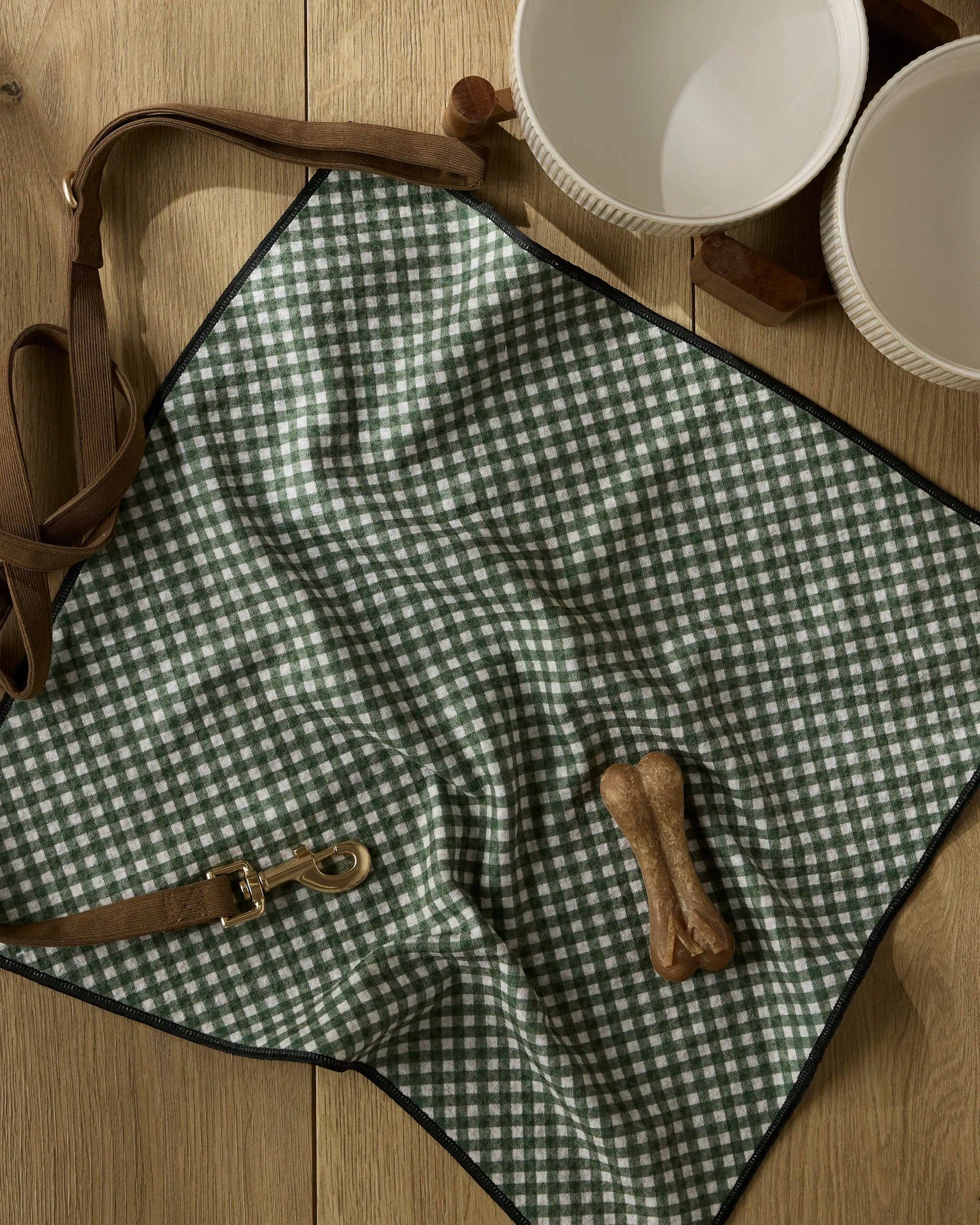 Geometry - Bramble Green Paw Towel