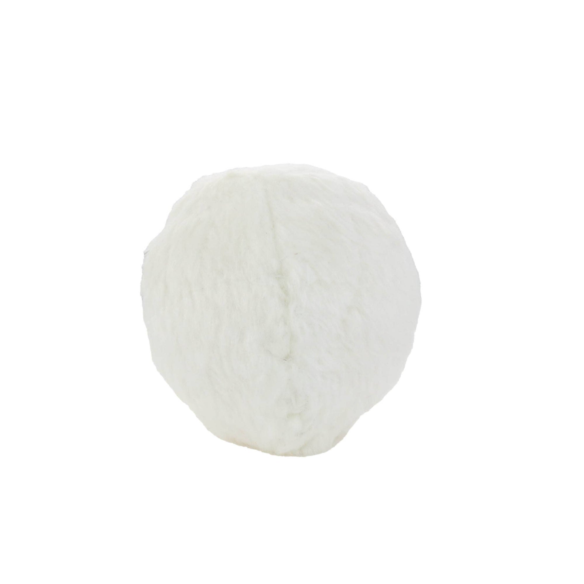 Tuffy Dog Toys - VIP Products - Mighty Ball-Small Snowball Squeaky Dog Toy, No Stuffing