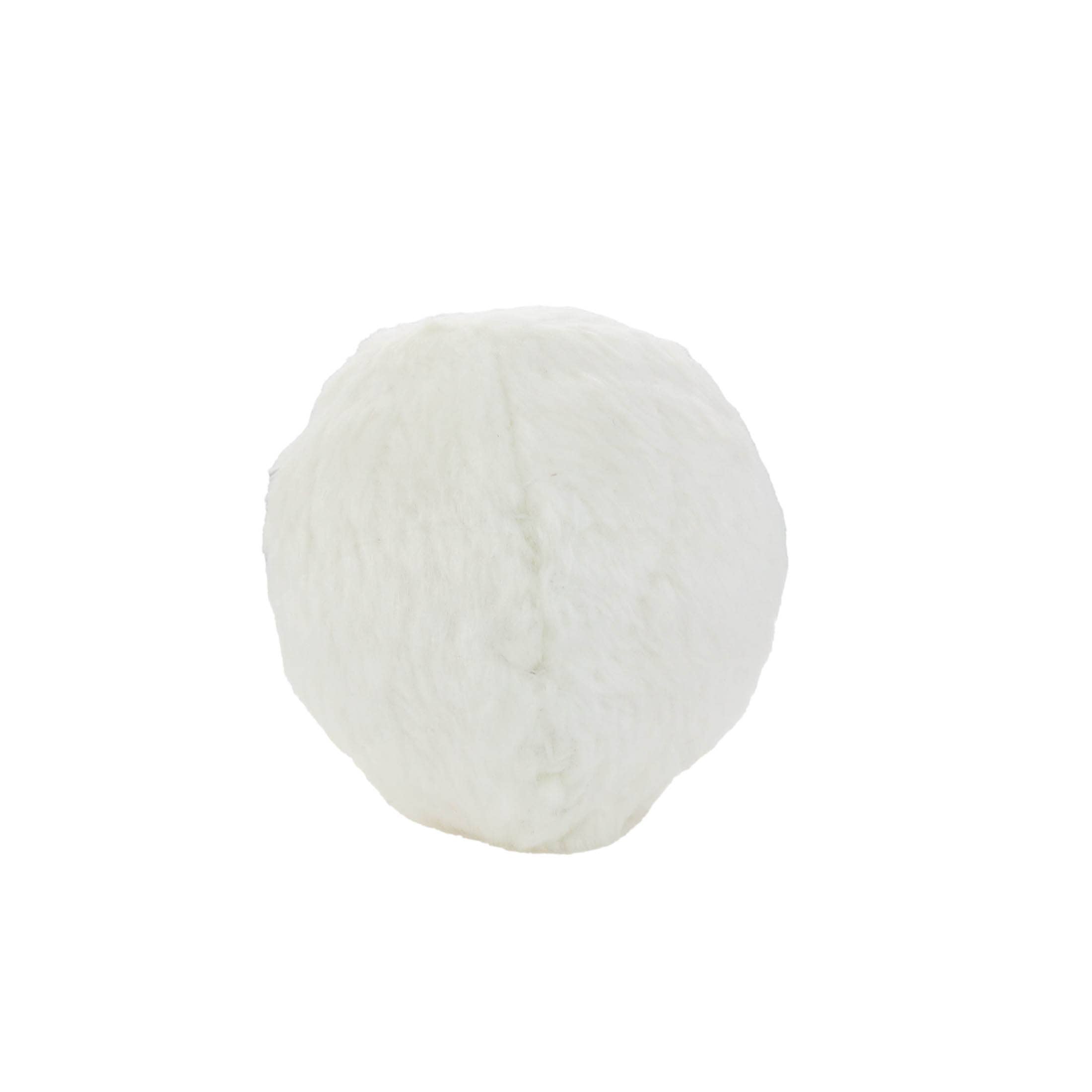 Tuffy Dog Toys - VIP Products - Mighty Ball-Small Snowball Squeaky Dog Toy, No Stuffing