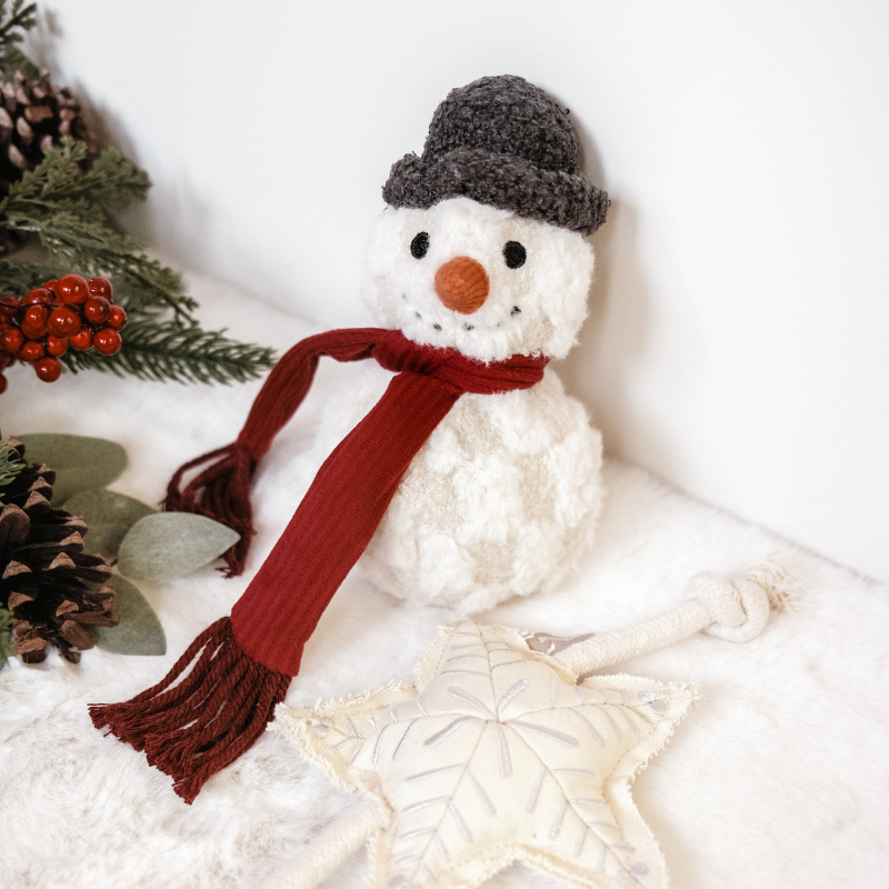 Lambwolf Collective - SNOWMAN//ENRICHMENT DOG TOY // HOLIDAY