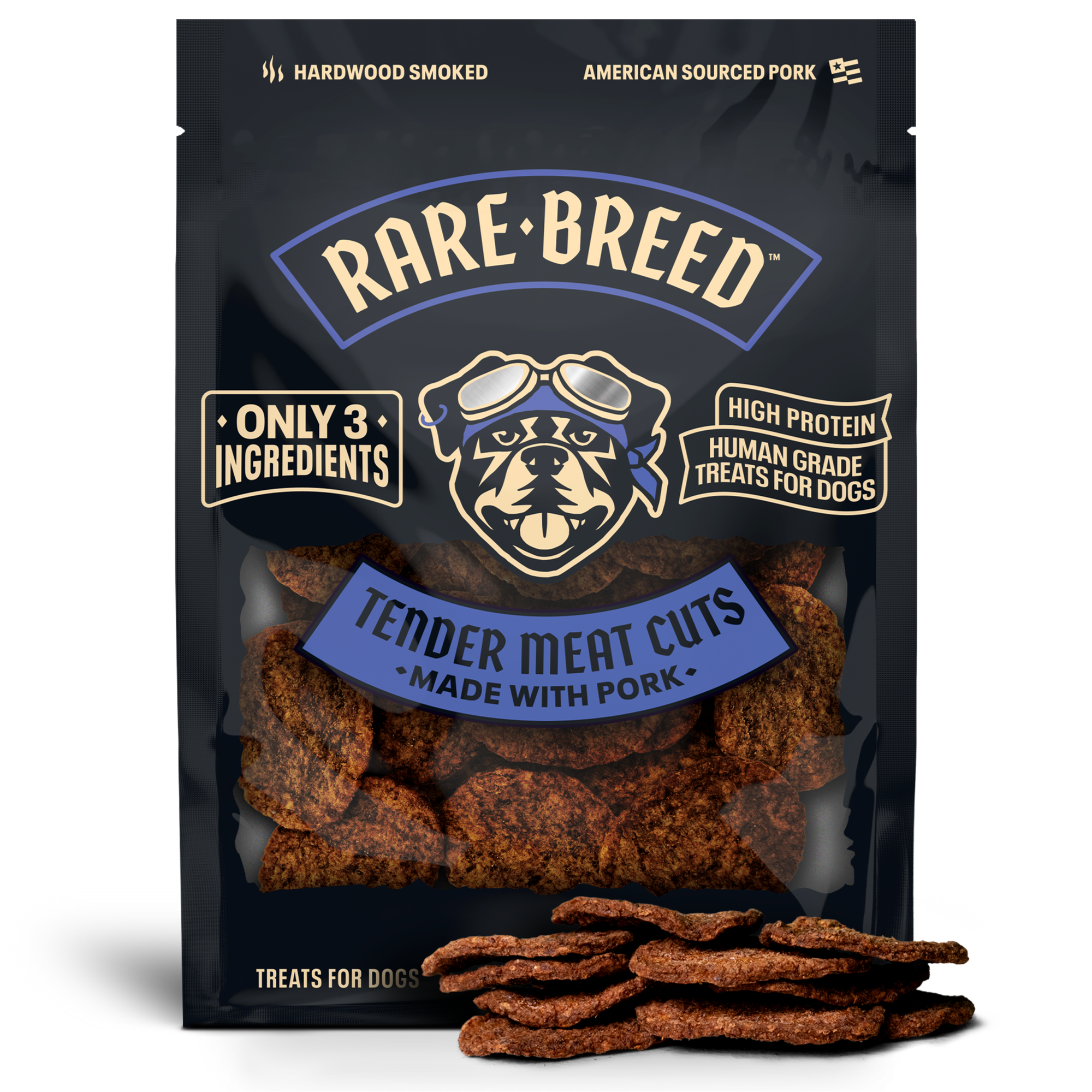 Rare Breed - 1oz Pork Tender Meat Cuts - Sold as a 12ct Case