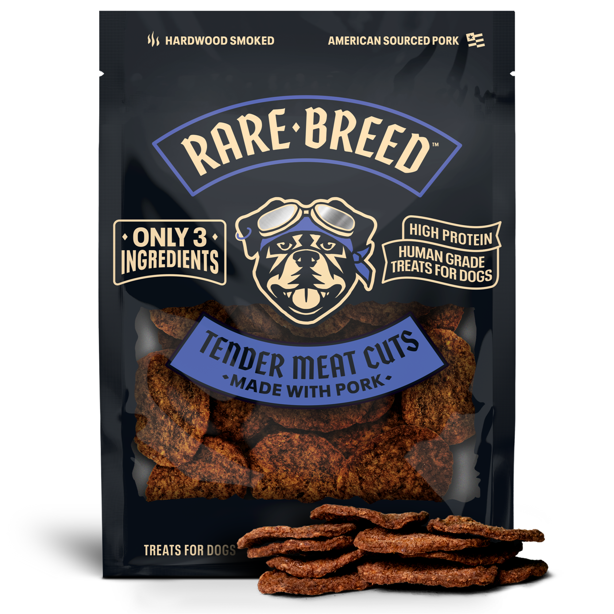 Rare Breed - 1oz Pork Tender Meat Cuts - Sold as a 12ct Case