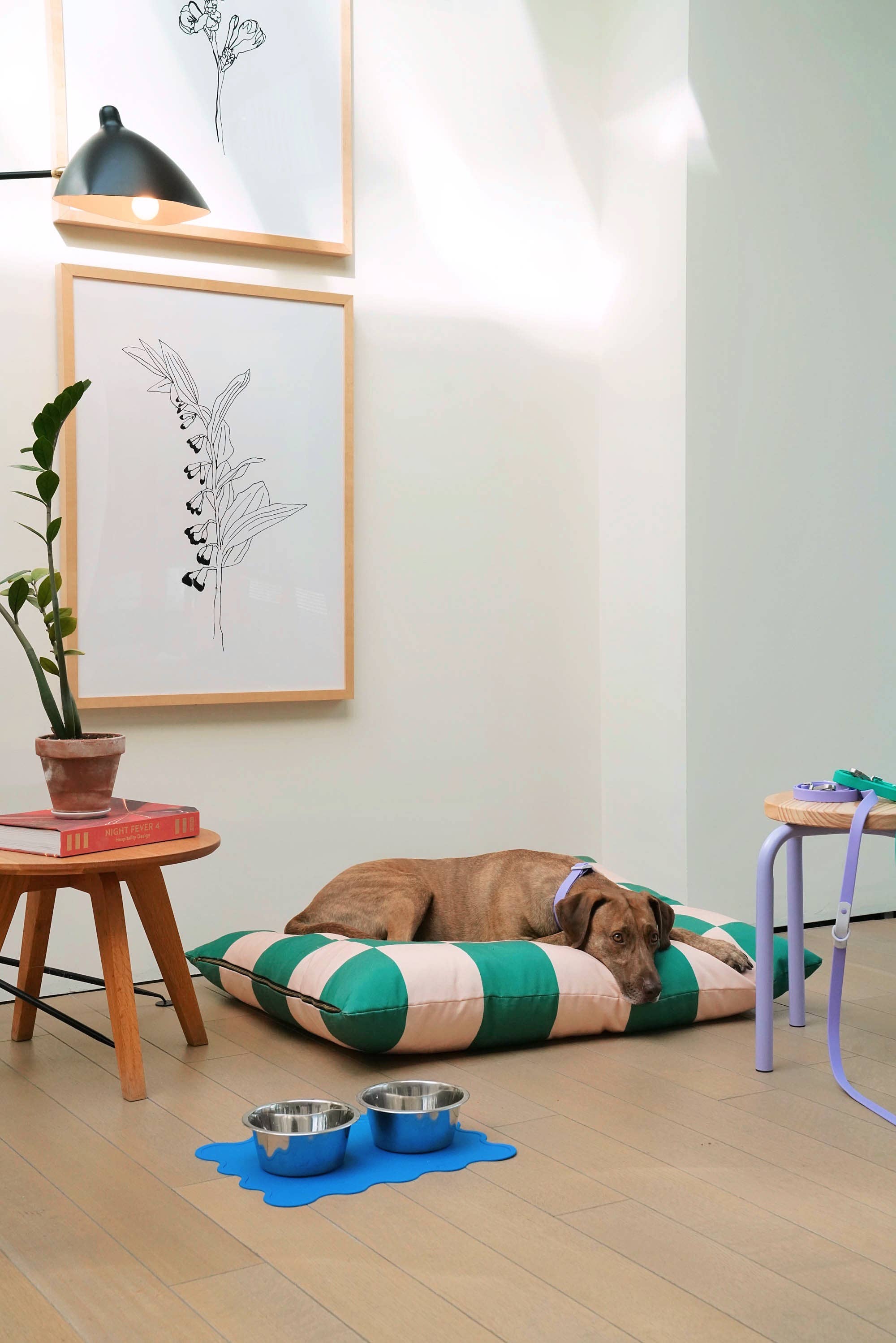 Approved by Fritz - USA - The Fritz Dog Bed | Recycled | Machine Washable: Checkered / Standard